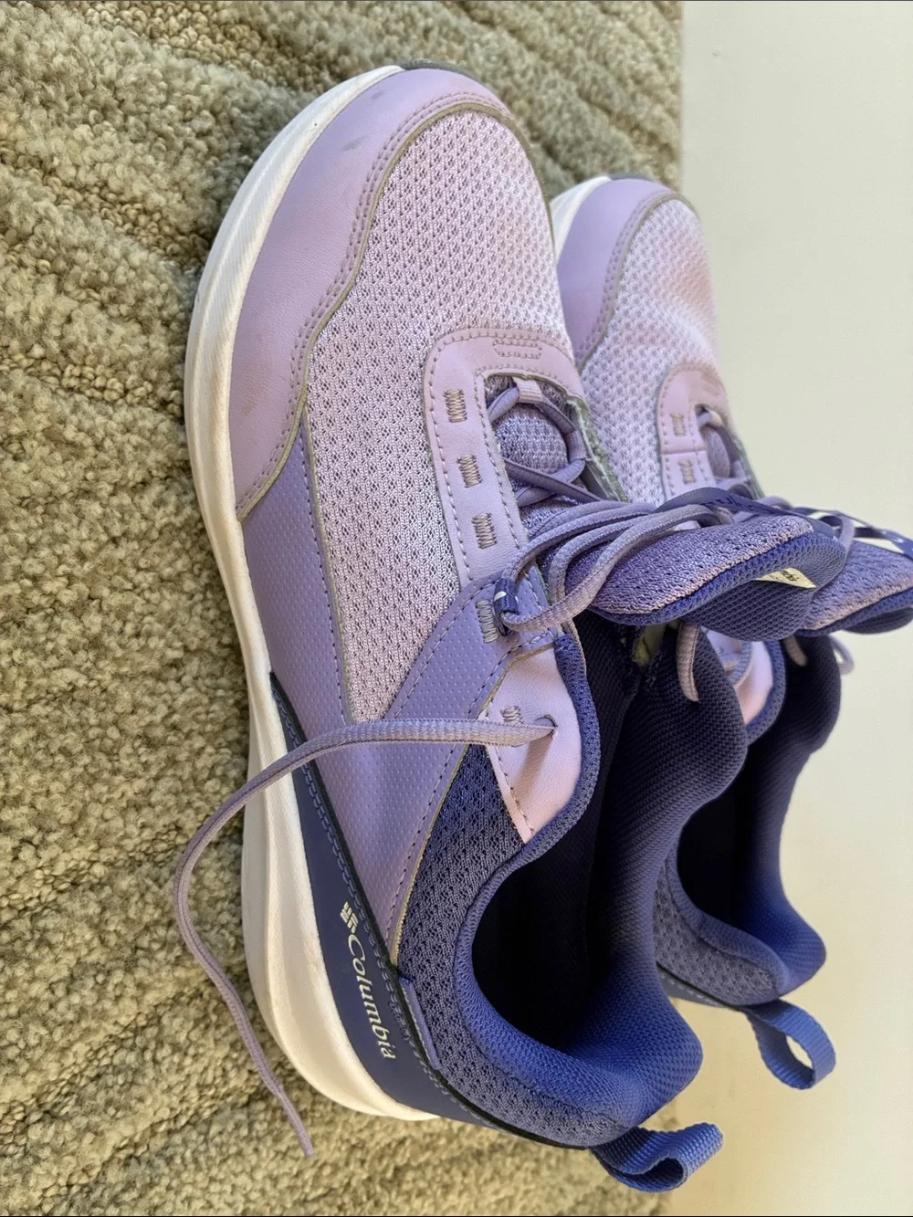 Columbia Women's Lavender and Light Purple Athletic Shoes